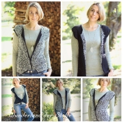 Strickstoff-Boucle Fransenlook, petrol schwarz