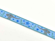 Webband GoodFriends, grau hellblau