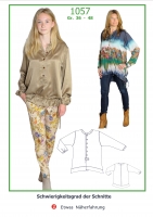 1057 Blusen Schnittmuster its A fits