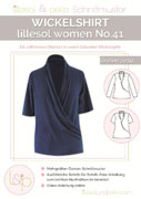 Papierschnittmuster Wickelshirt Lillesol women No.41