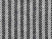 Dekostoff Jacquard Fischgr�t, schwarz