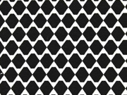 Doubleface Jacquard Rauten, schwarz wei�