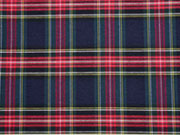 Dekostoff Schottenkaro, dunkelblau