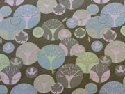 Jersey B�ume und Bl�tter, braun