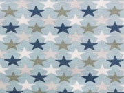 Stenzo Jersey Sterne, grau/jeansblau auf hellblau