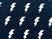 Bio-Jersey Stenzo Blitze, weiss auf dunkelblau