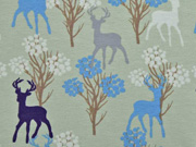 Stenzo Jersey Hirsche & Str�ucher, gr�n