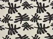 Jersey chinesische Zeichen, schwarz/creme