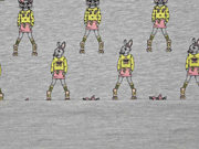 French Terry Roller Skates Hasen Stenzo