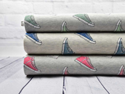 Jersey Turnschuhe Sneaker Stenzo, mint grau