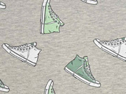 Jersey Turnschuhe Sneaker Stenzo, mint grau