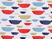 Jersey Fische Stenzo, bunt weiss