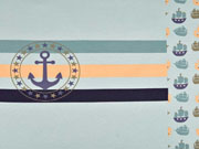 Jersey Panel 2 in 1 Piratenschiffe, mint