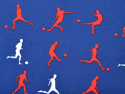 Jersey Fu�baller Stenzo, mittelblau