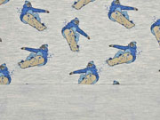 Sweat Snowboarder Stenzo , hellgrau melange