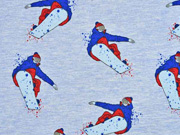 Sweat Snowboarder Stenzo, hellblau melange