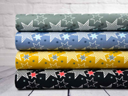 Bio-Jersey Stenzo Sterne, schwarz