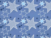 Bio-Jersey Stenzo Sterne, jeansblau