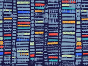 Jersey Stenzo Gitter, rauchblau orange rot