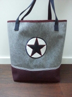 Hochwertiger Filz,waschbar,1mm,mittelgrau melange