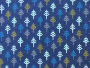 Jersey kleine B�ume, dunkelblau