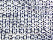 Jacquard kleingemustert, blau/hellbeige