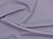 Baumwollstoff kleine Tropfen, dunkelblau wei�