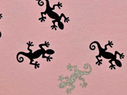 Jersey Glitzer Eidechse, lachsrosa