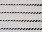 dickere Baumwolle, ecrue mit schwarzen Streifen