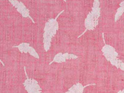 Leichter Strukturstoff Federn, rosa