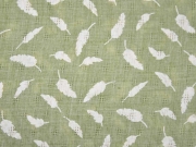 Leichter Strukturstoff Federn , hell khaki