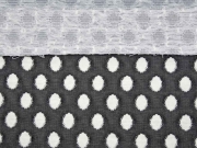 Jacquard leicht elastisch Ovale, cremewei� schwarz