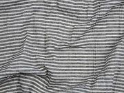 leichte Baumwolle Streifen 4mm, schwarz