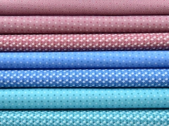 Baumwolle Mini Kreuzblumen, mint