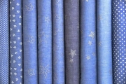 Leichter Jeans Glitzersterne, dunkelblau