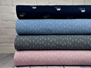 Musselin Double Gauze Fu�abdr�cke, grau