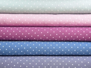 RESTST�CK 24 cm weicher Musselin Sterne, jeansblau