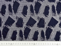 Strukturjersey Trapez, dunkelblau