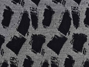 Strukturjersey Trapez, schwarz