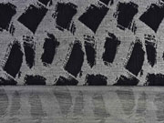 Strukturjersey Trapez, schwarz