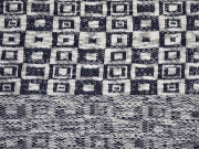 luftiger Sweat Rechtecke, ecrue blaugrau