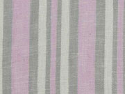 Leinen Viskose Streifen, ecrue beige rosa