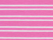 Jersey Doppel-Streifen, rosa