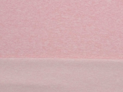French Terry uni (Kombi zu Kronen & V�gel), rosa melange