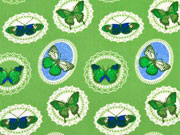 BW Ornamente & Schmetterlinge, hellgr�n