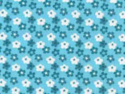 Baumwolle Bl�mchen, mint