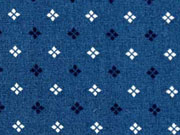 Baumwolle Mini Kreuzblume, indigoblau