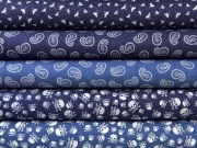 weicher Stretchjeans Totenk�pfe, dunkelblau