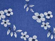 Stretchjeans Blumen & Bl�tter, jeansblau