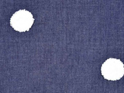 Jeans Frottee Punkte, dunkelblau